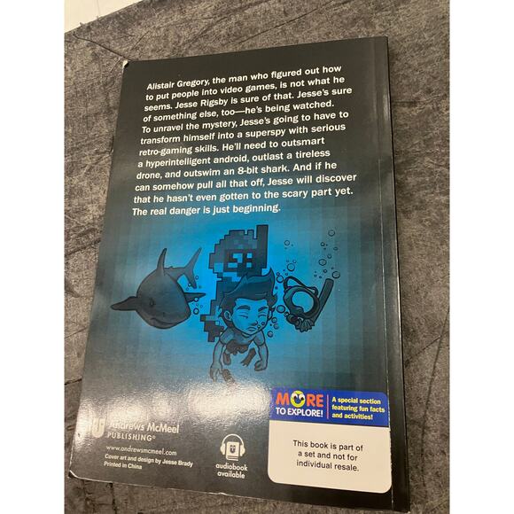 Trapped in a Video Game Lot of 4 Books by Dustin Brady Kids Adventure Series - Picture 3 of 9